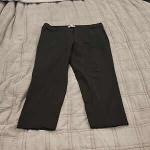 New York & Company Black Cropped Pants Size 10!